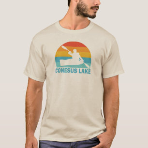 Camiseta Conesus Lake New York Kayak