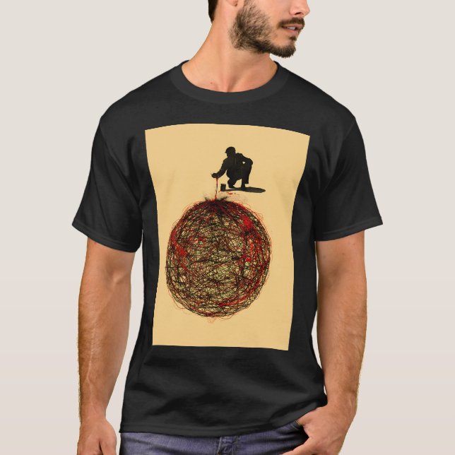 Camiseta Conexión Abstracta (Anverso)