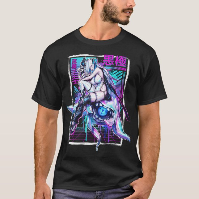 Camiseta Conexión Mental Narja Ataque Wyrm Caos Zero Nig (Anverso)