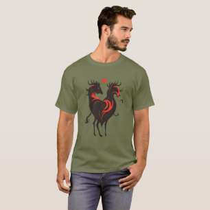 Camiseta Conexión sentimental - Diseño de amor animal