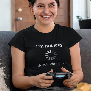 Camiseta Conexión Wifi lenta - Humor de juegos personalizab