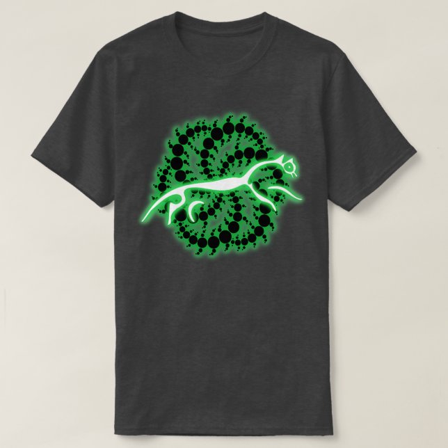 Camiseta Conexiones de círculo de recorte (Diseño del anverso)
