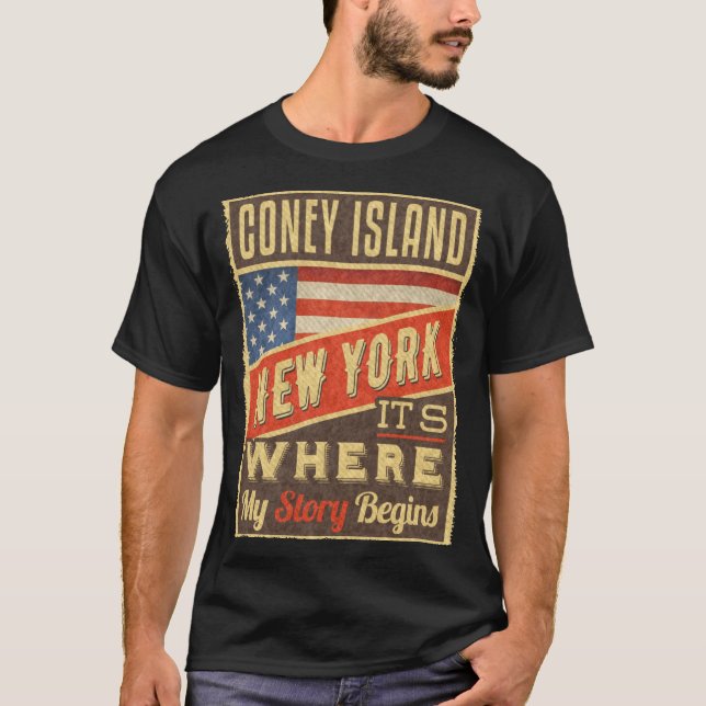 Camiseta Coney Island New York _1  (Anverso)