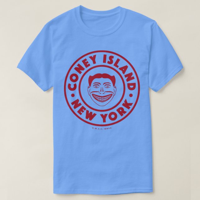 Camiseta Coney Island New York City Red Steeplechase Face (Diseño del anverso)