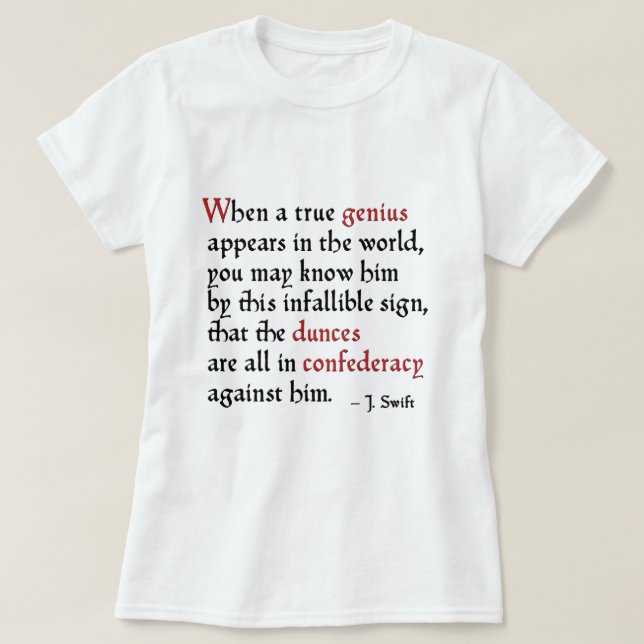 Camiseta Confederacy de tontos (Diseño del anverso)