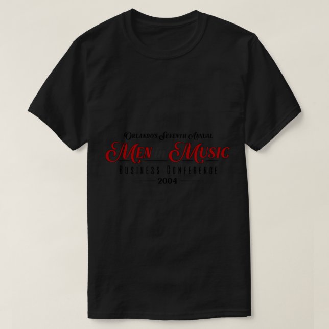 Camiseta Conferencia de hombres de negocios de música (Vest (Diseño del anverso)