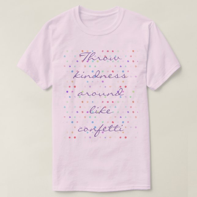 Camiseta Confeti (Diseño del anverso)