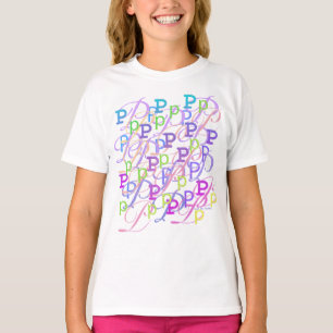 Camiseta Confeti de Letras "P"