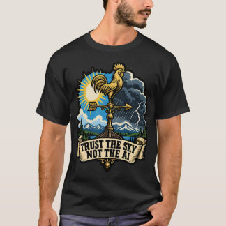Camiseta Confía en el Cielo No en la Sabiduría del Clima de