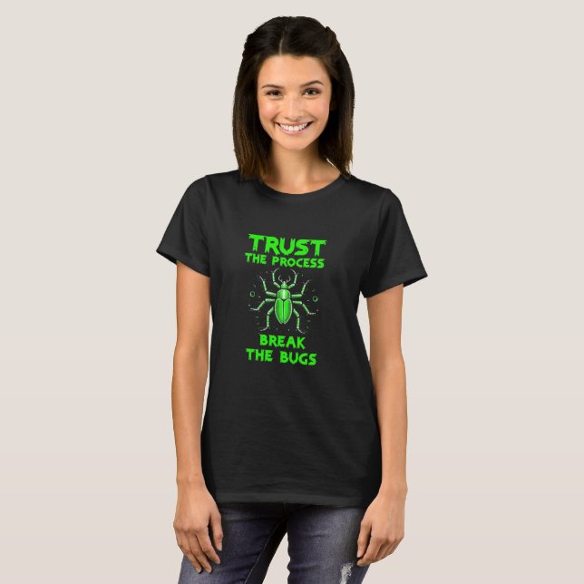 Camiseta Confía en el Proceso Rompe los Errores (Anverso completo)