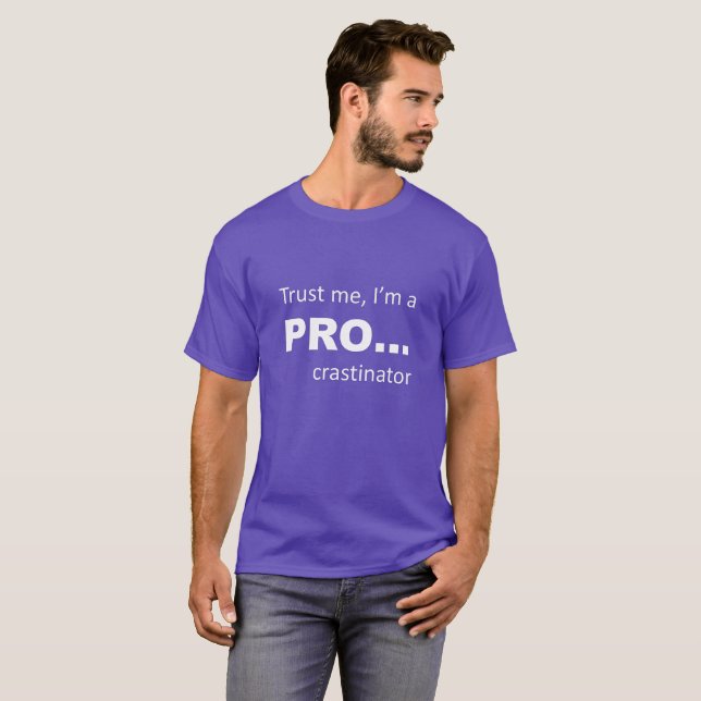 Camiseta Confía en los hombres, soy un PRO... (Anverso completo)