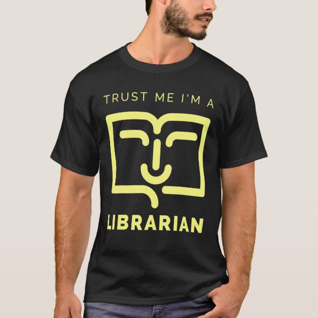 Camiseta Confía En Mí Como Bibliotecario (Anverso)
