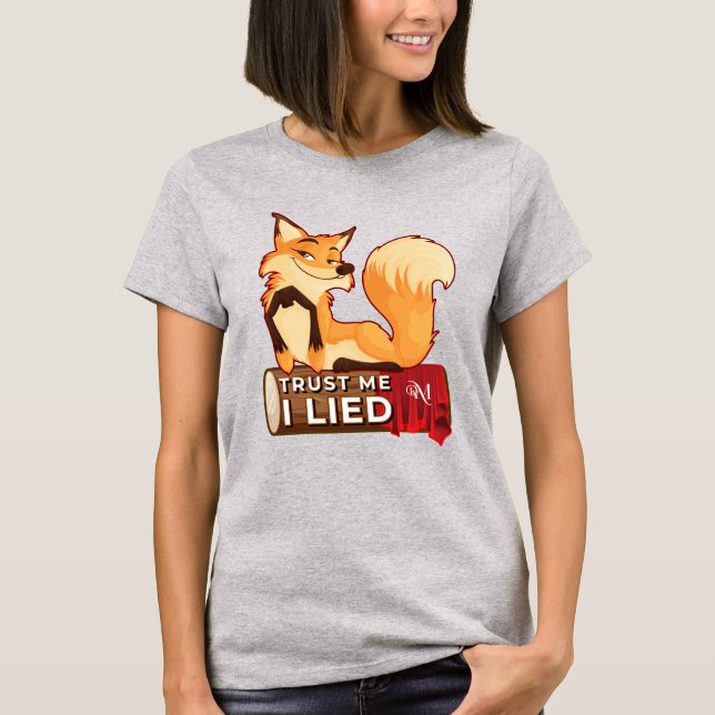 Camiseta : Confía en mí (gris) (Anverso)