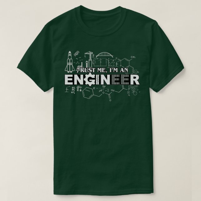 Camiseta Confía En Mi Ingeniero (Diseño del anverso)
