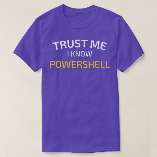 Camiseta Confía en mí que conozco la ciencia de datos Power (Diseño del anverso)