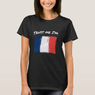 Camiseta Confía en mí soy francés - Vintage France Flag Pri