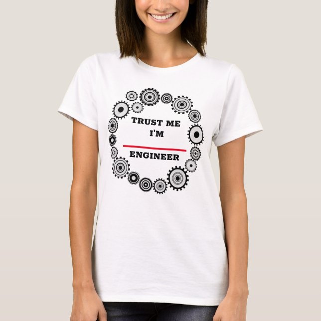 Camiseta Confía en Mí Soy Ingeniero (Anverso)