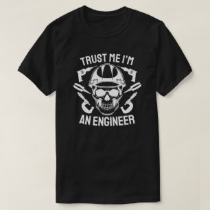 Camiseta Confía en mí, soy ingeniero – Ingeniería de cráneo
