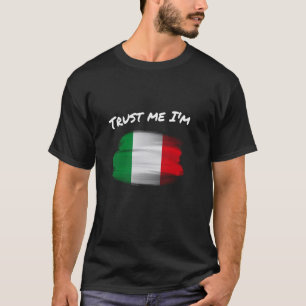 Camiseta Confía en mí soy italiano - Vintage Italy Flag Pri