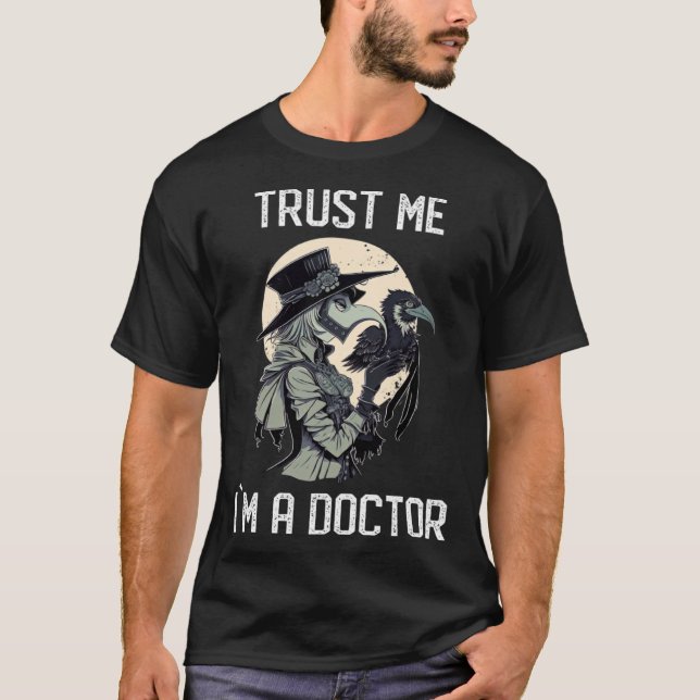Camiseta Confía en mí soy Médica Plagu, una mujer gótica me (Anverso)