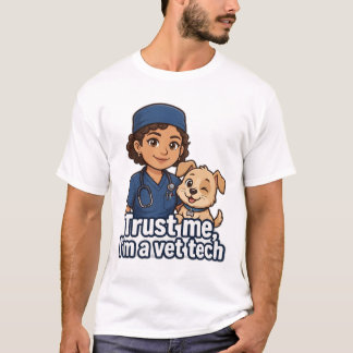 Camiseta Confía en mí, soy técnico veterinario