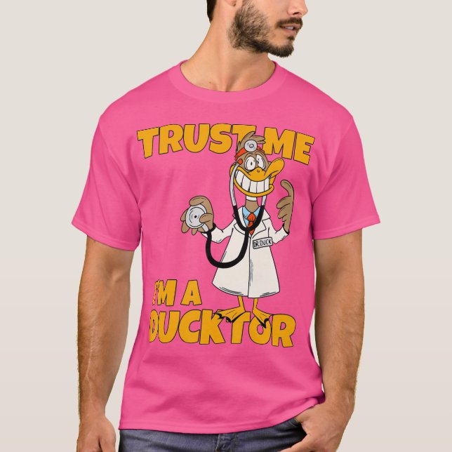 Camiseta Confía En Mí Soy Un Personalizado Dúcktor Funny Mé (Anverso)