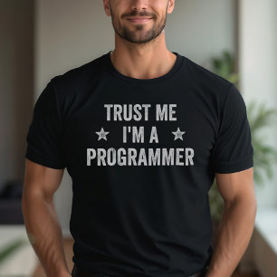 Camiseta Confía en mí. Soy un programador de novelas divert