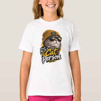 Camiseta Confía en mí, soy una persona de gatos – Cool Cat