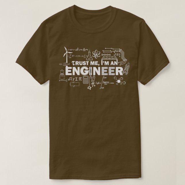 Camiseta Confía En Mí Un Ingeniero 1 (Diseño del anverso)