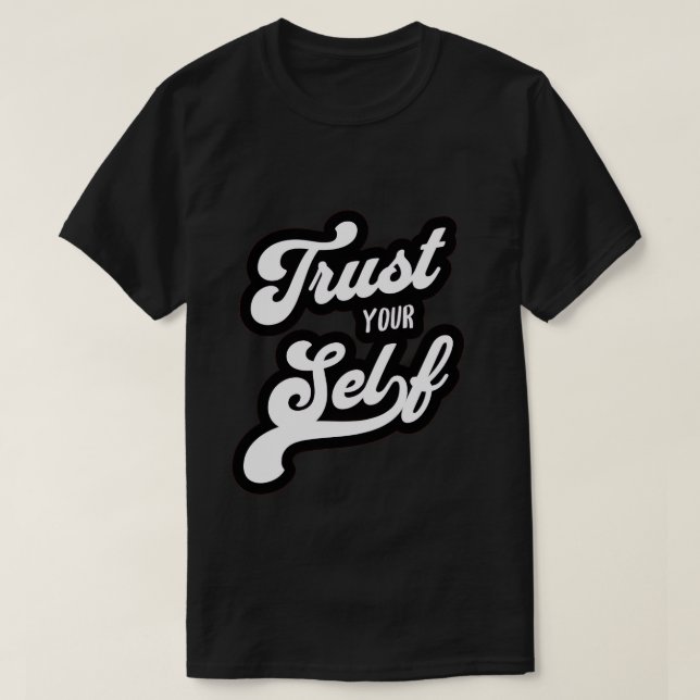 Camiseta Confía En Ti Mismo (Diseño del anverso)