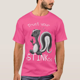 Camiseta Confía en tus instintos Personalizado malhumorado