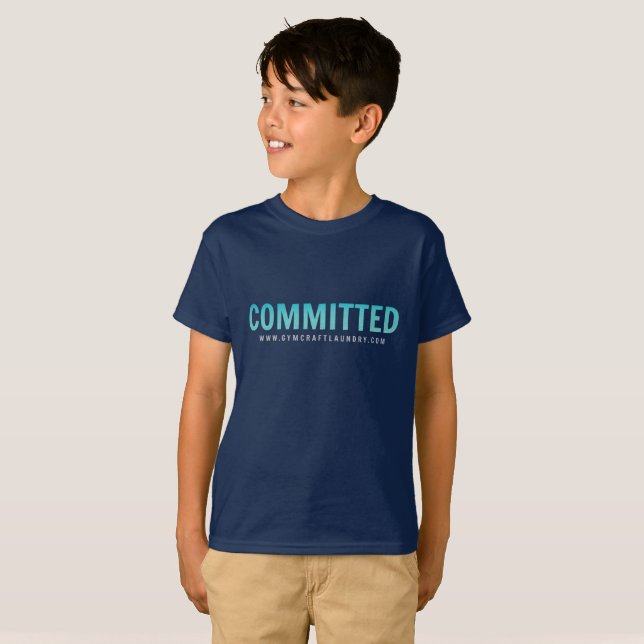 Camiseta confiada de los niños (Anverso completo)