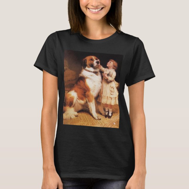 Camiseta Confianza de Charles Burton Barber, perro de raza  (Anverso)