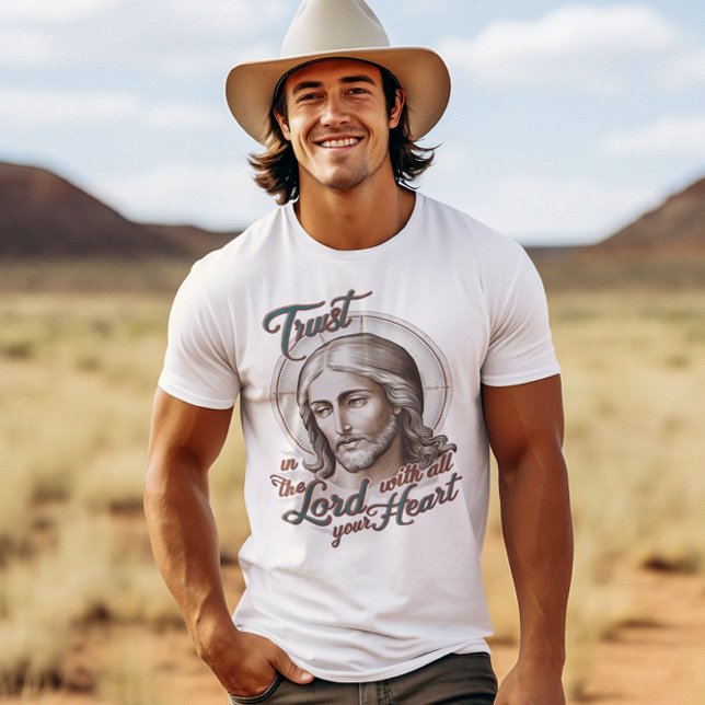 Camiseta Confianza divina: Jesús alienta la confianza en el (Subido por el creador)