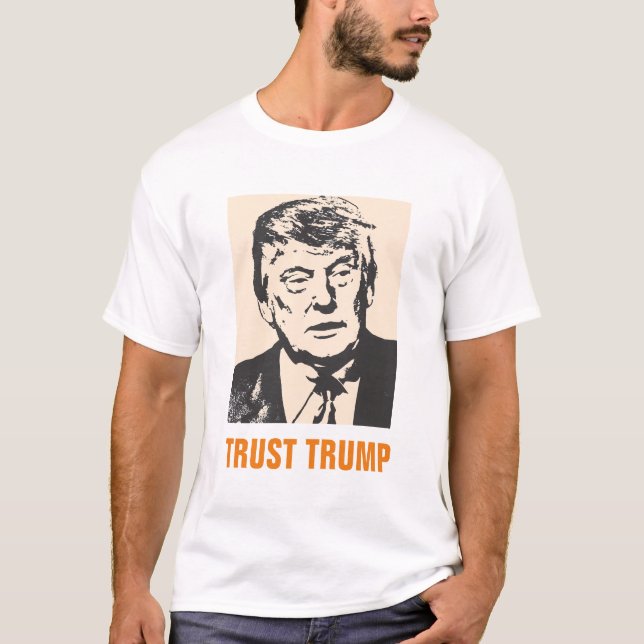 Camiseta Confianza Donald Trump para el presidente 2016 (Anverso)