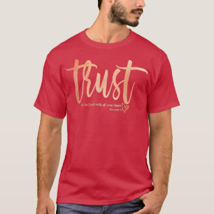 Camiseta Confianza en Dios Fe Cristiana Jesucristo