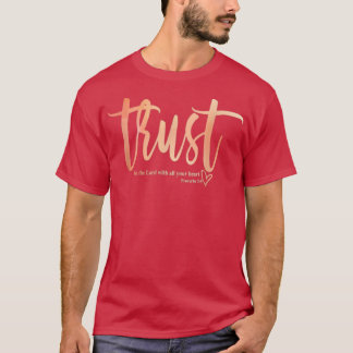 Camiseta Confianza en Dios Fe Cristiana Jesucristo