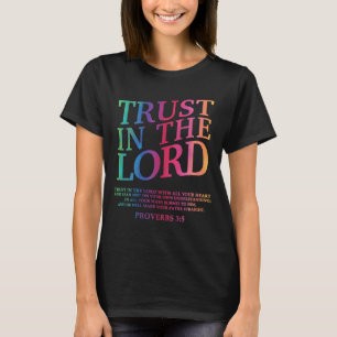 Camiseta Confianza En El Señor Cristiano Jesús Dios Hermano