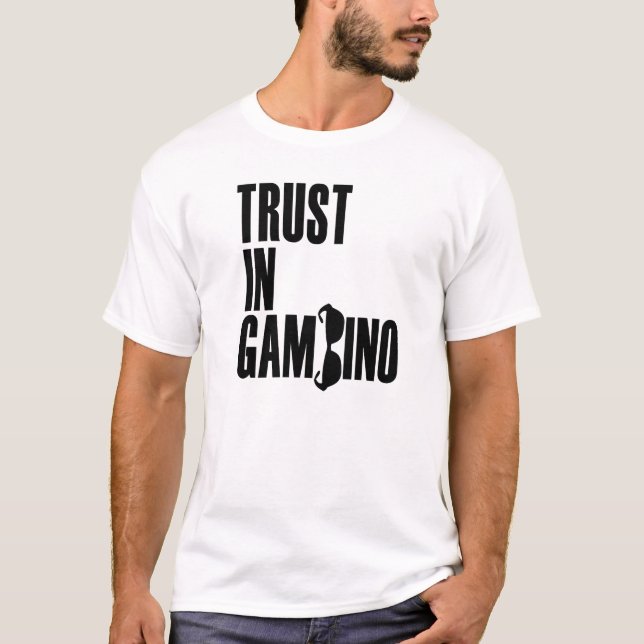 Camiseta Confianza en Gambino (Anverso)