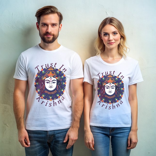 Camiseta Confianza en Krishna Inspirador T-Shirt (Subido por el creador)