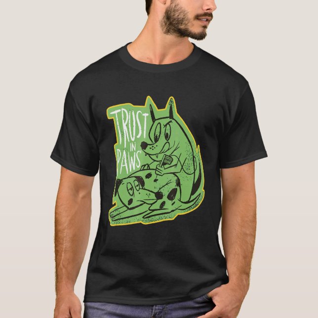 Camiseta Confianza En Las Paws Tattoo Perro Dueño De Perros (Anverso)