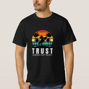 Camiseta CONFIANZA   Ganancias no entregadas   Citado