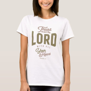 Camiseta Confianza incondicional - Cita cristiana