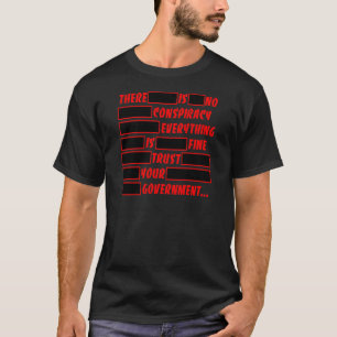 Camiseta Confianza redactada su gobierno todo muy bien
