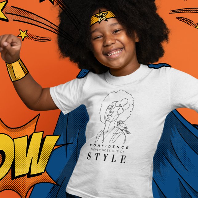 Camiseta Confianza y Chicas de belleza afirmaciones positiv (Subido por el creador)