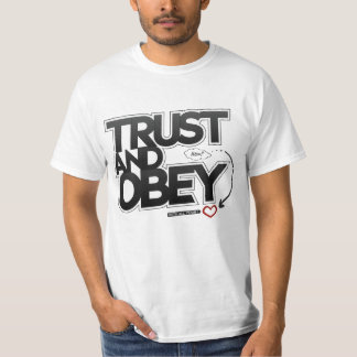 Camiseta Confianza y obediencia - Proverbios 3:5-6 Camisas
