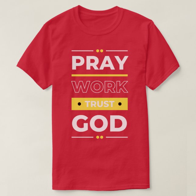 Camiseta Confiar en Dios (Diseño del anverso)