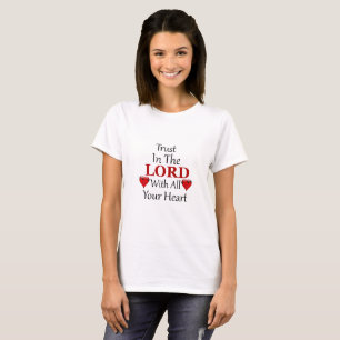 Camiseta Confiar en el Señor con todos sus Proverbios del C