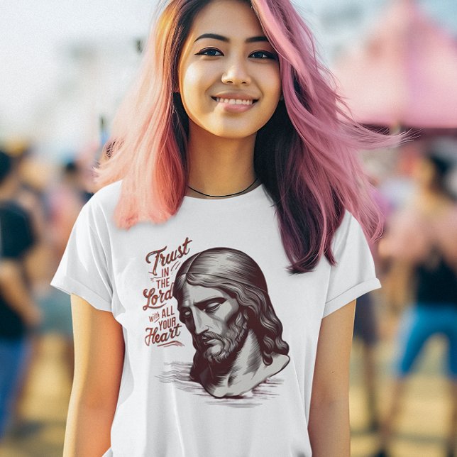 Camiseta Confiar en Jesús con todo tu corazón (Subido por el creador)