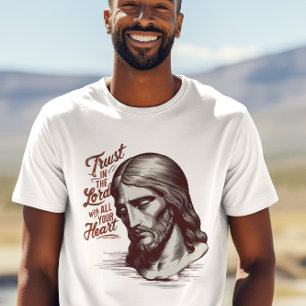 Camiseta Confiar en Jesús con todo tu corazón